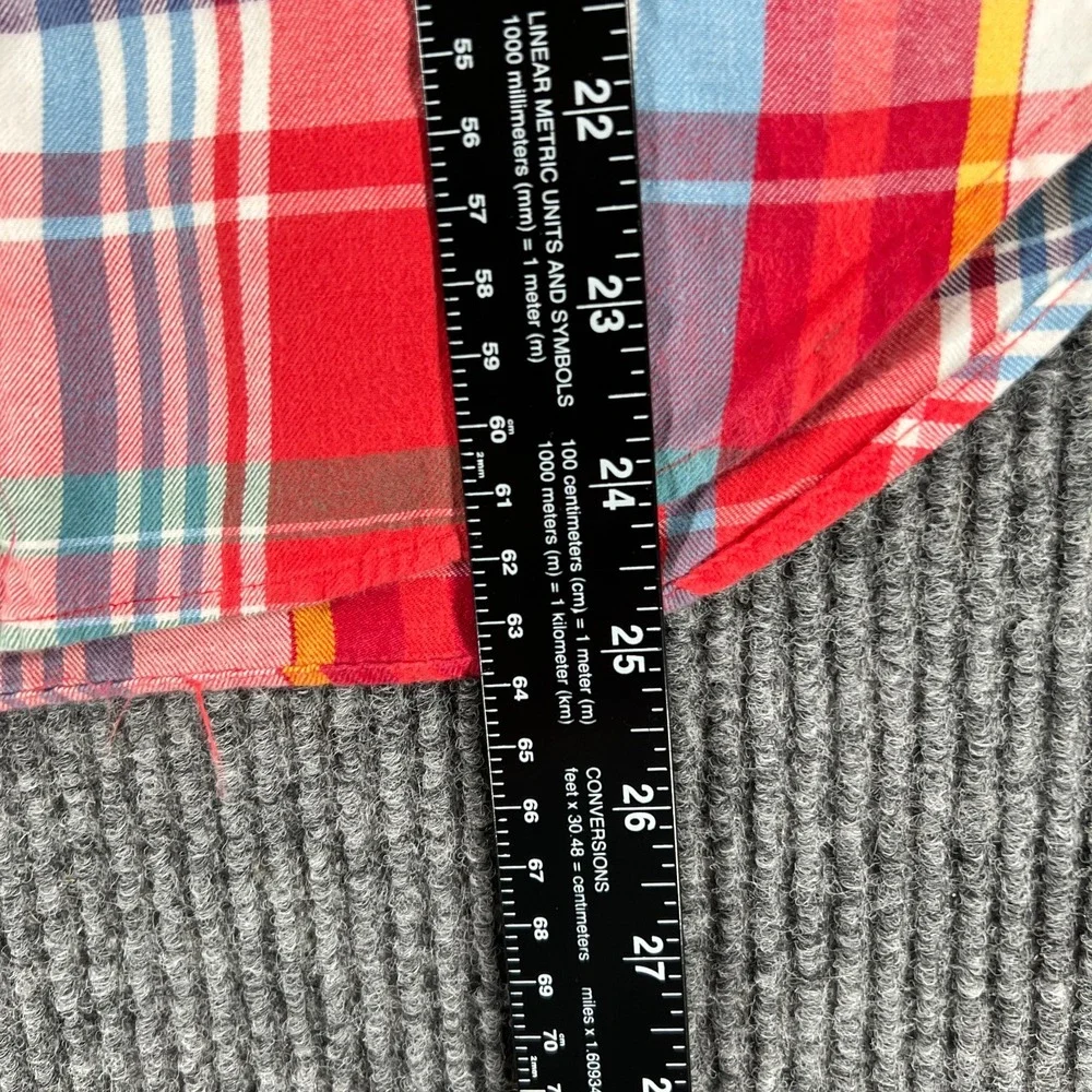 Ralph Lauren Shirt Boys Medium Red Plaid Long Sleeve Button Down School Casual